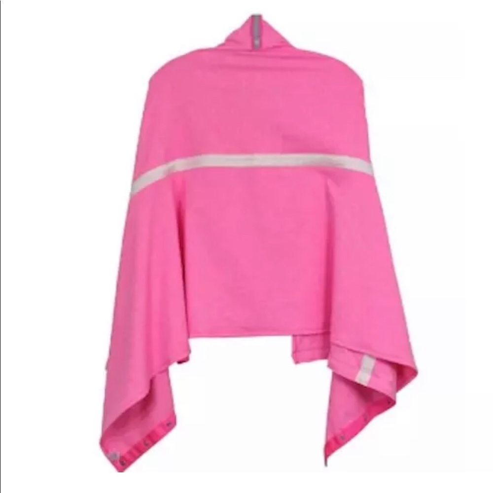 Lululemon Vinyasa scarf wrap pink Rulu fabric